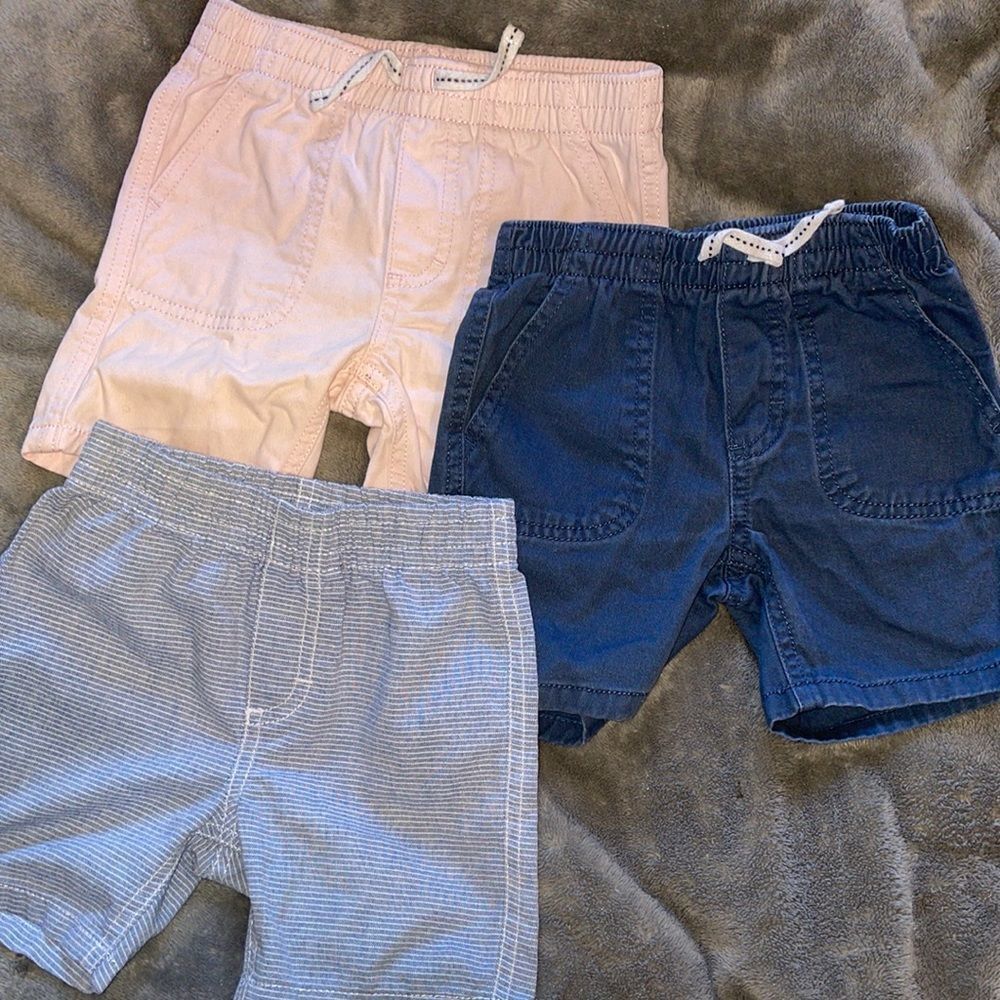 Nautica trio light pink/ blue/ blue& white stripped toddler 24 month